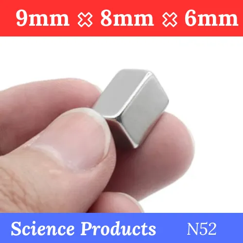 5 Pcs Neodymium Magnet 9mm x 8mm x 6mm