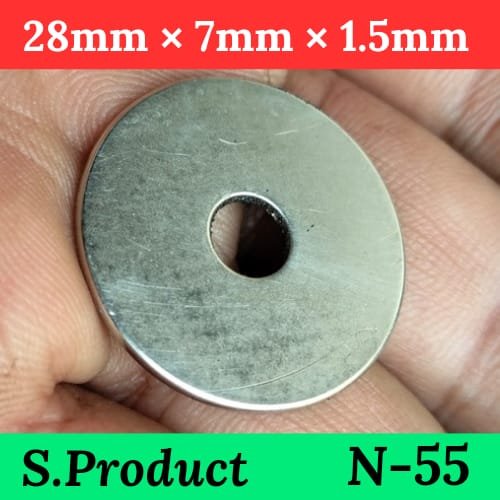 10 PCS Neodymium Magnets N55 38mm × 7mm × 1.5mm
