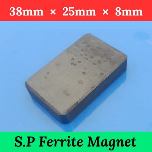 10 PCS Ferrite Magnets 38mm × 25mm × 8mm
