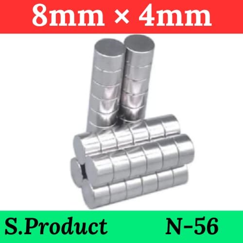 8mm × 4mm Neodymium Magnets – 8 PCS Mini Strong Round Magnets
